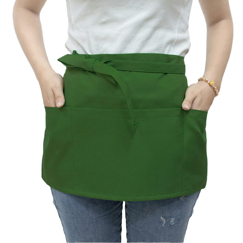 Șorț fără mâneci, poliester, rezistent la murdărie, stil modern minimalist, broderie/imprimare a logo-ului