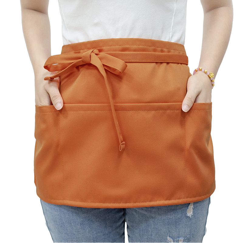 Șorț fără mâneci, poliester, rezistent la murdărie, stil modern minimalist, broderie/imprimare a logo-ului