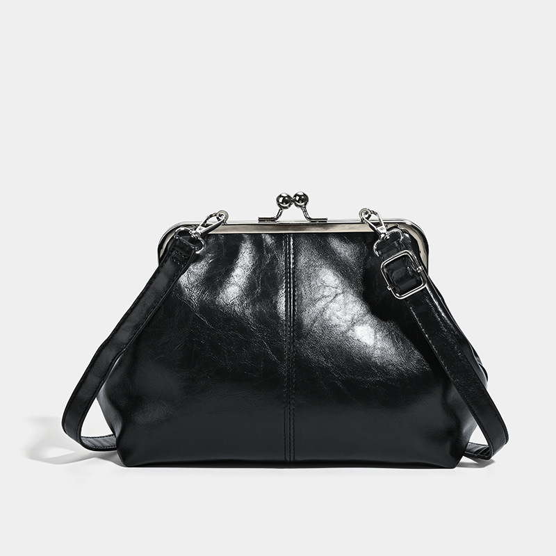 Crossbody bucket torba velike kapacitete, PU materijal, trodimenzionalni oblik školjke, zatvaranje zipom, unutarnja džep za telefon, jedna naramenica