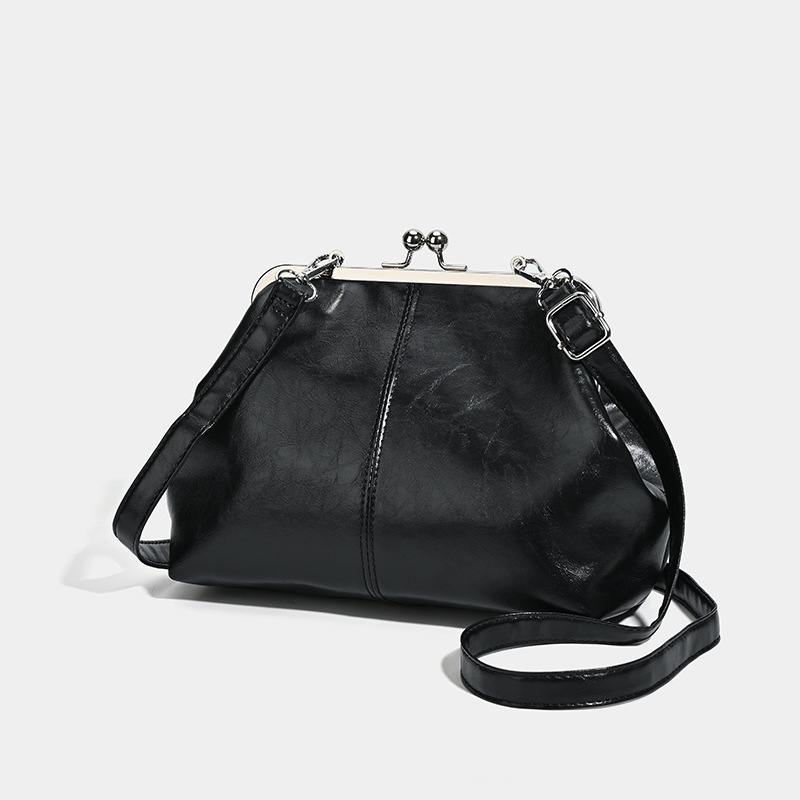 Crossbody bucket torba velike kapacitete, PU materijal, trodimenzionalni oblik školjke, zatvaranje zipom, unutarnja džep za telefon, jedna naramenica