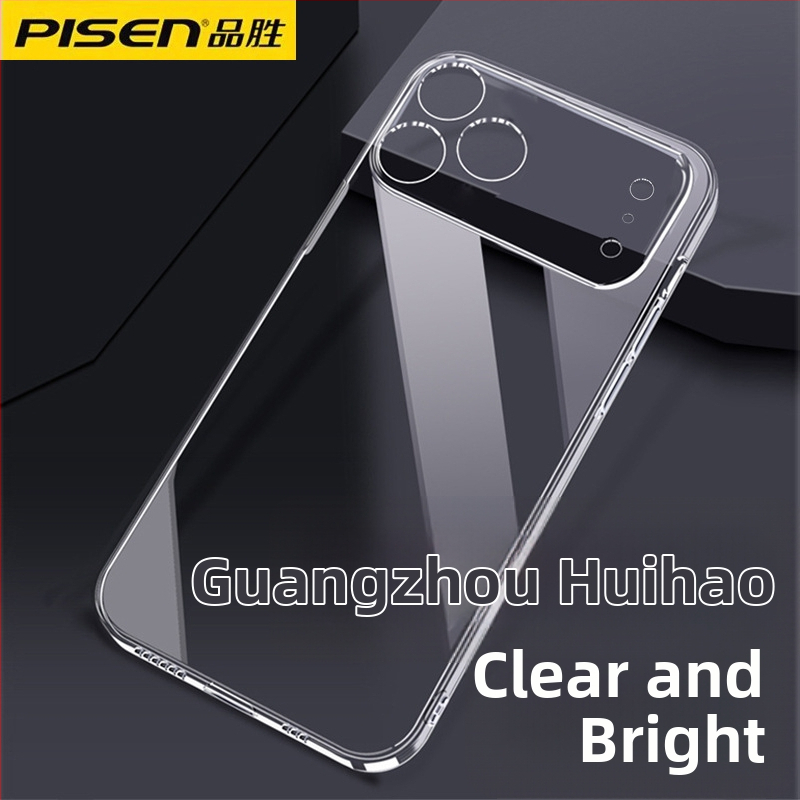 Pisen ochranný kryt pre Apple iPhone 17, minimalistický štýl, priehľadný plast, ochrana proti pádu