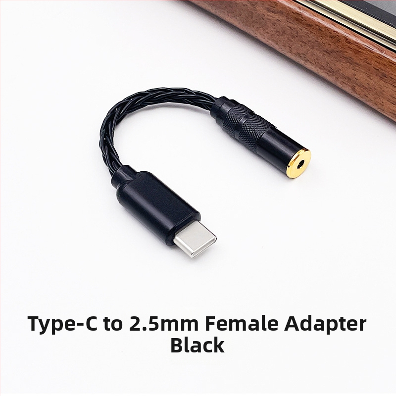 USB-C DAC за слушалки с усилвател CS46L41 — адаптер кабел за мобилни телефони и аудио устройства