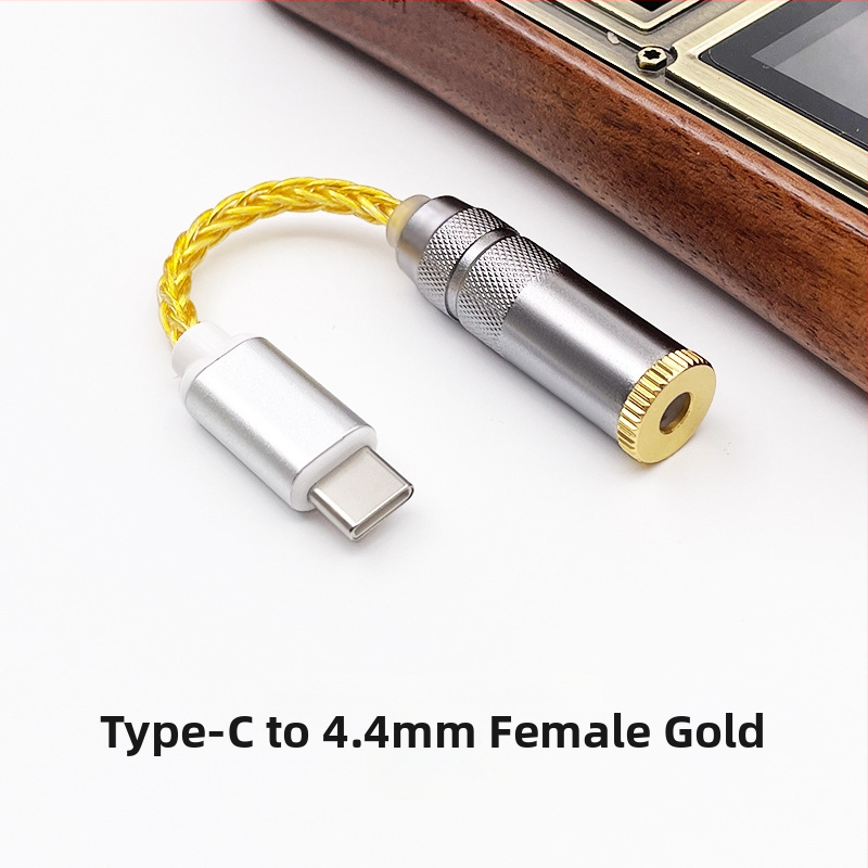 USB-C DAC за слушалки с усилвател CS46L41 — адаптер кабел за мобилни телефони и аудио устройства