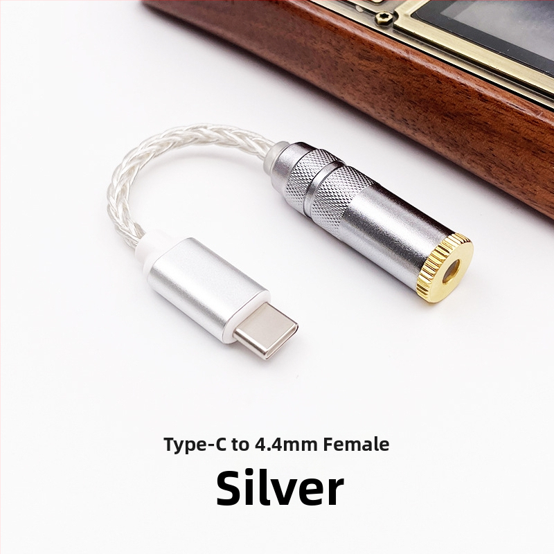 USB-C DAC за слушалки с усилвател CS46L41 — адаптер кабел за мобилни телефони и аудио устройства
