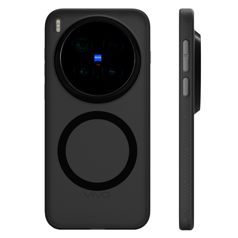 Pentru Vivo X300 Pro husă TPU mată – design minimalist, anti-cadere, rezistentă la apă, adsorbție magnetică, turnare prin injecție