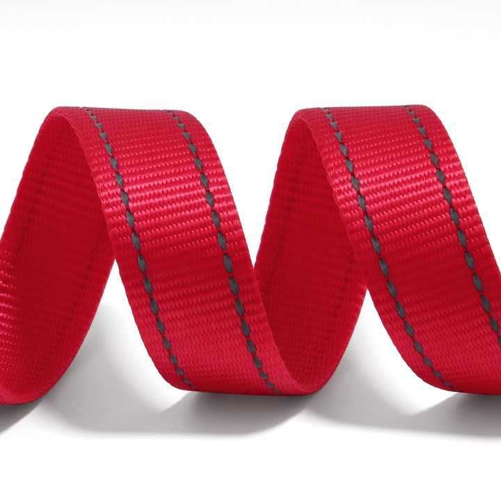 Каишка за големи кучета, антишокова, светлоотразителна, плетена за дресура, за нощни разходки, нейлонова