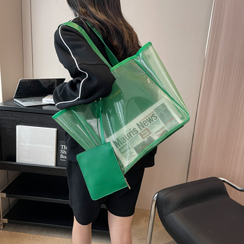 PU tote torba sa zipom, vodoravnog kvadratnog oblika