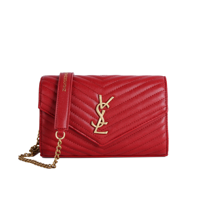 Crossbody torba od PU kože, horizontalnog kvadratnog oblika, zatvarač, s više unutarnjih džepova (džep sa zatvaračem, džep za telefon, laminirani džep sa zatvaračem, džep za prijenosno računalo)