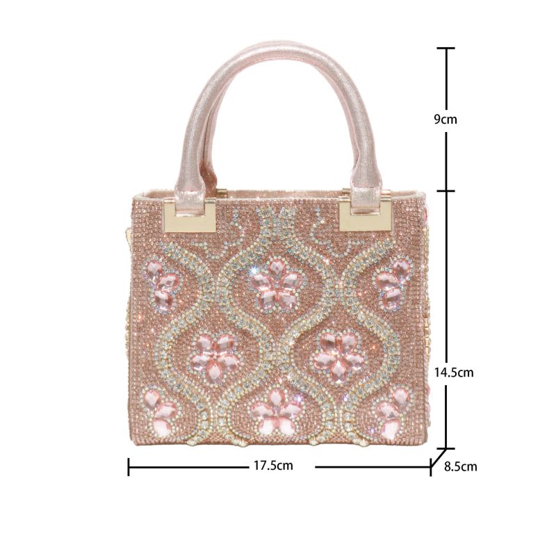 Ženska crossbody torba, horizontalni kvadratni oblik, poliester, zaključavanje, džep za telefon i dokumente, gradska jednostavnost