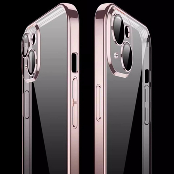 Carcasă pentru iPhone 14 Pro Max și iPhone 15 Pro Max cu ramă metalică culoare titan, ultra-subțire, protecție totală, anti-cădere și anti-amprente; aliaj de aluminiu, prelucrare