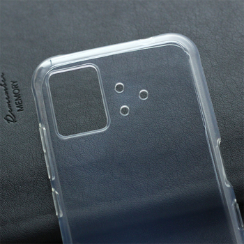 Pouzdro na telefón pre Umidigi Bison 2021 – priehľadný TPU zadný kryt
