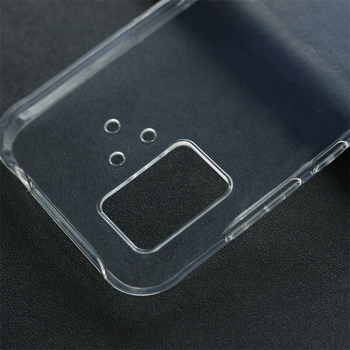 Pouzdro na telefón pre Umidigi Bison 2021 – priehľadný TPU zadný kryt