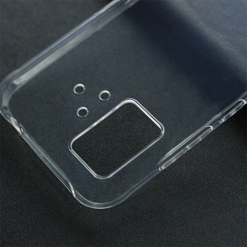 Pouzdro na telefón pre Umidigi Bison 2021 – priehľadný TPU zadný kryt