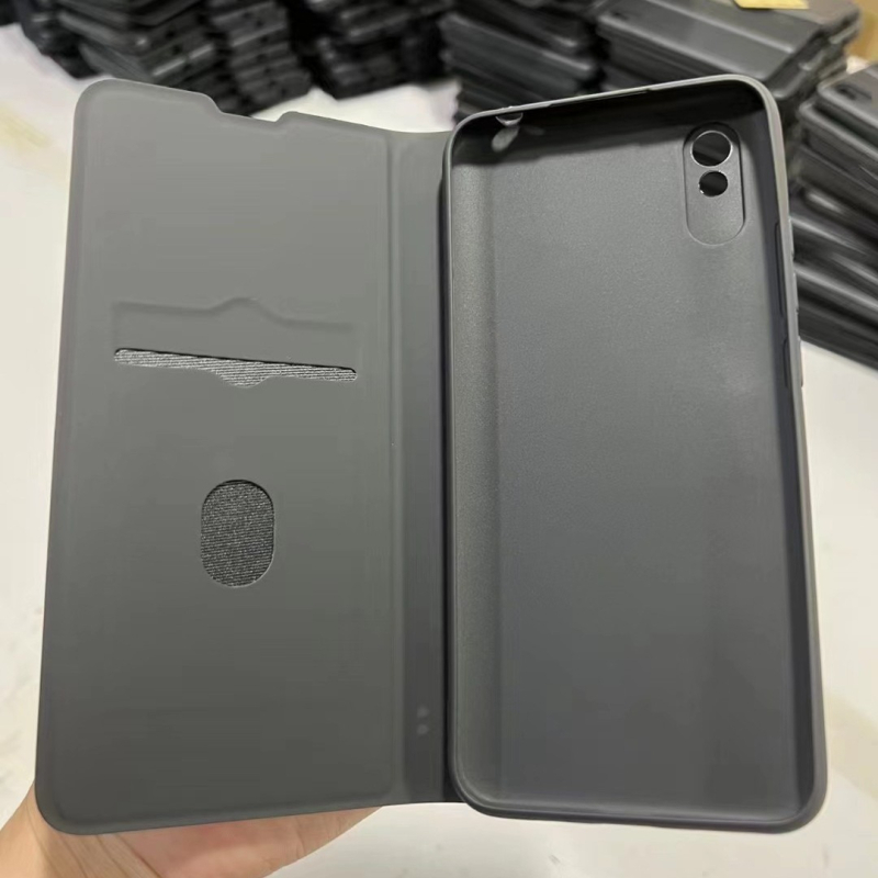 Husă din piele artificială pentru S26 Ultra și S26 Plus, cu închidere magnetică, presare la cald