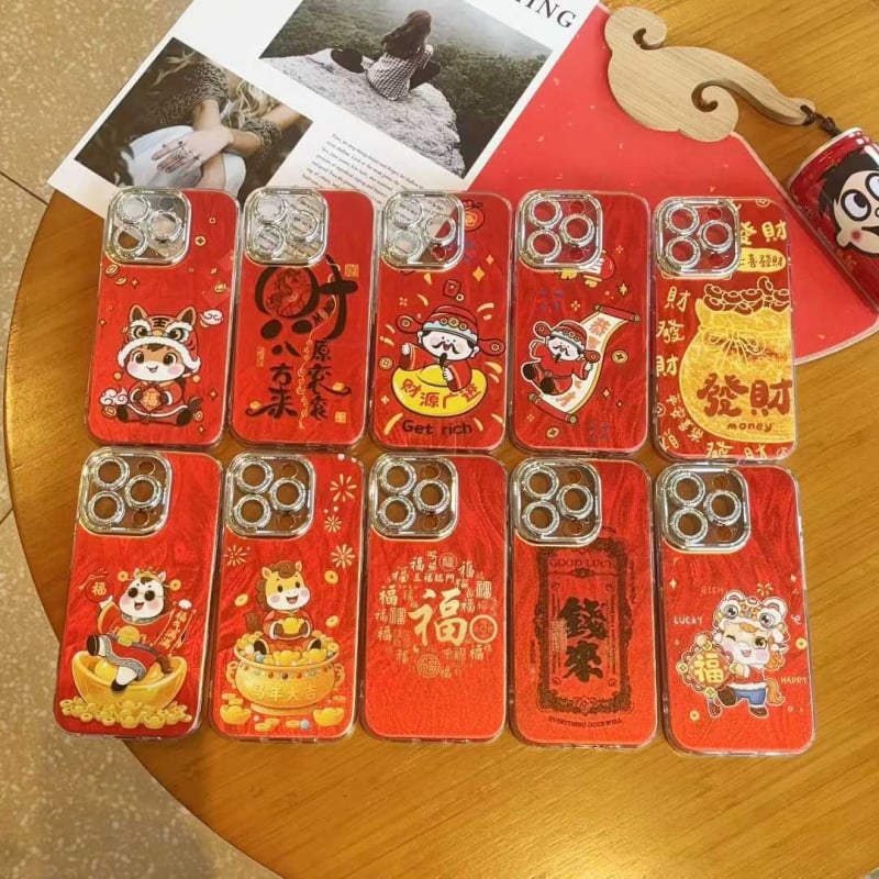 Obal na telefón - zadný kryt, kreslený štýl, IMD s perou, vstrekovacie formovanie, odolný voči pádu