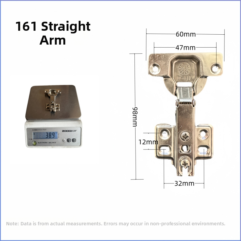 Υδραυλικός μεντεσές ντουλαπιού 161261, χάλυβας ψυχρής έλασης, 42–45 g, για έπιπλα