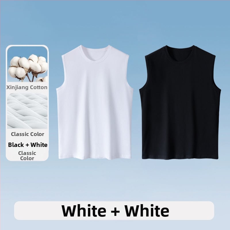 Maieu bărbați din bumbac, fără cusături, guler rotund, 100% bumbac, greutate moderată 141–160 g/m²