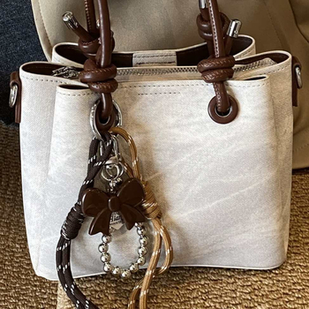 PU crossbody torba tipa bucket za žene, srednje veličine, jesen-zima 2025, korejski stil, svakodnevna upotreba