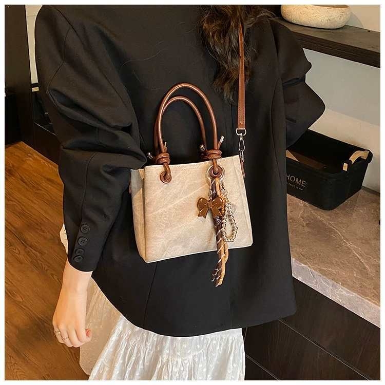 PU crossbody torba tipa bucket za žene, srednje veličine, jesen-zima 2025, korejski stil, svakodnevna upotreba