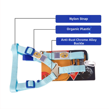 BLOBLO нейлонова каишка за кучета, тракционна лента, вълнообразен дизайн