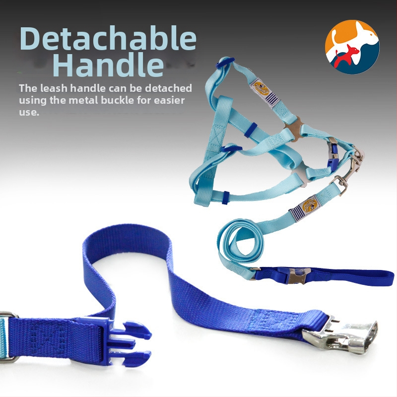 BLOBLO нейлонова каишка за кучета, тракционна лента, вълнообразен дизайн