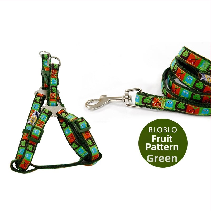 BLOBLO нейлонова каишка за кучета, тракционна лента, вълнообразен дизайн