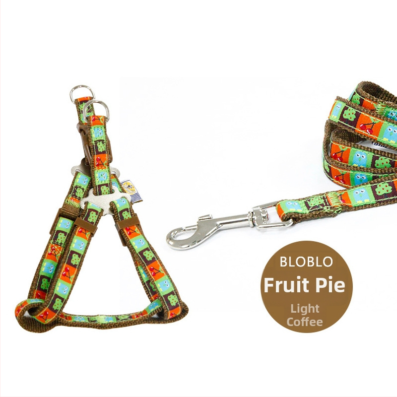 BLOBLO нейлонова каишка за кучета, тракционна лента, вълнообразен дизайн