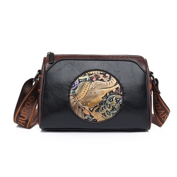 Ženska PU crossbody torbica, Envelope Pack stil, horizontalni kvadratni oblik, zatvaranje zatvaračem, unutarnja džep sa zipom