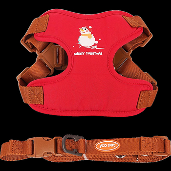 Кучешка жилетка с регулируема гръдна презрамка, плат