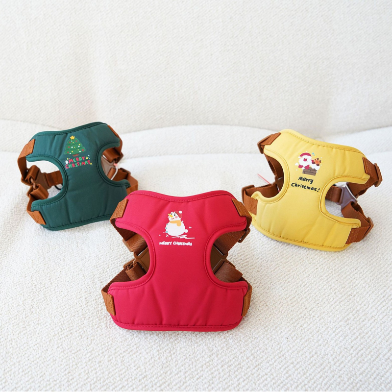 Кучешка жилетка с регулируема гръдна презрамка, плат