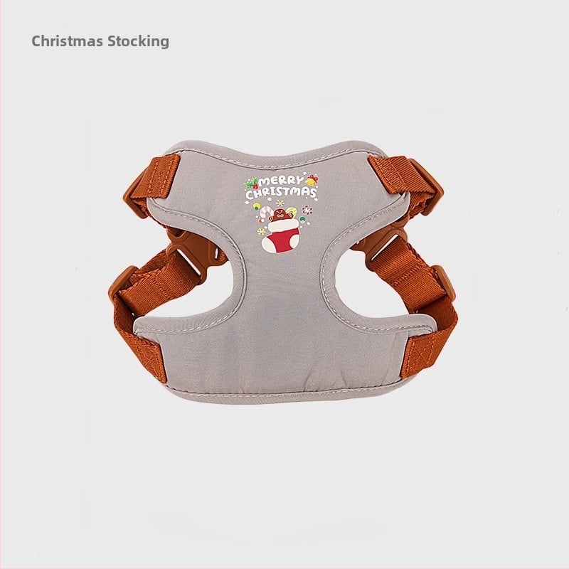 Кучешка жилетка с регулируема гръдна презрамка, плат