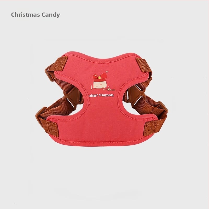 Кучешка жилетка с регулируема гръдна презрамка, плат