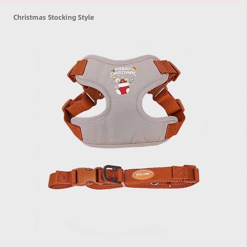 Кучешка жилетка с регулируема гръдна презрамка, плат