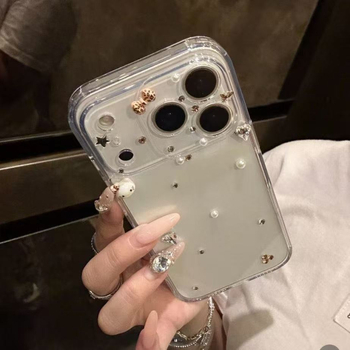 Θήκη για iPhone 14 Pro / Pro Max, Διαφανής, Χειροποίητη, Προσαρμόσιμη, Προστασία από πτώσεις, Πολυκαρβονικό