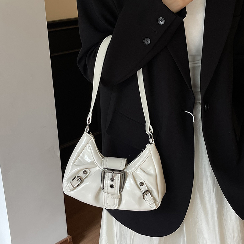 Ženska torbica za ramena Yicai socialite, corduroy, stil armpit bag, vodoravni kvadratni oblik, zatvarač otvaranje, podstava od poliestera