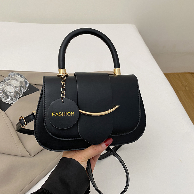 Ženska crossbody torba u ulično-stilskom izgledu, PU koža, horizontalni kvadratni oblik, zatvarač, unutarnja torbica za mobitel