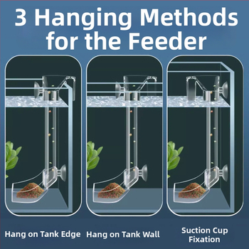 Акрилна тръба за аквариумно хранене със автоматично подаване, прозрачен хранилник за скариди — Strange Garden