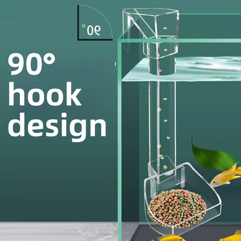 Акрилна тръба за аквариумно хранене със автоматично подаване, прозрачен хранилник за скариди — Strange Garden