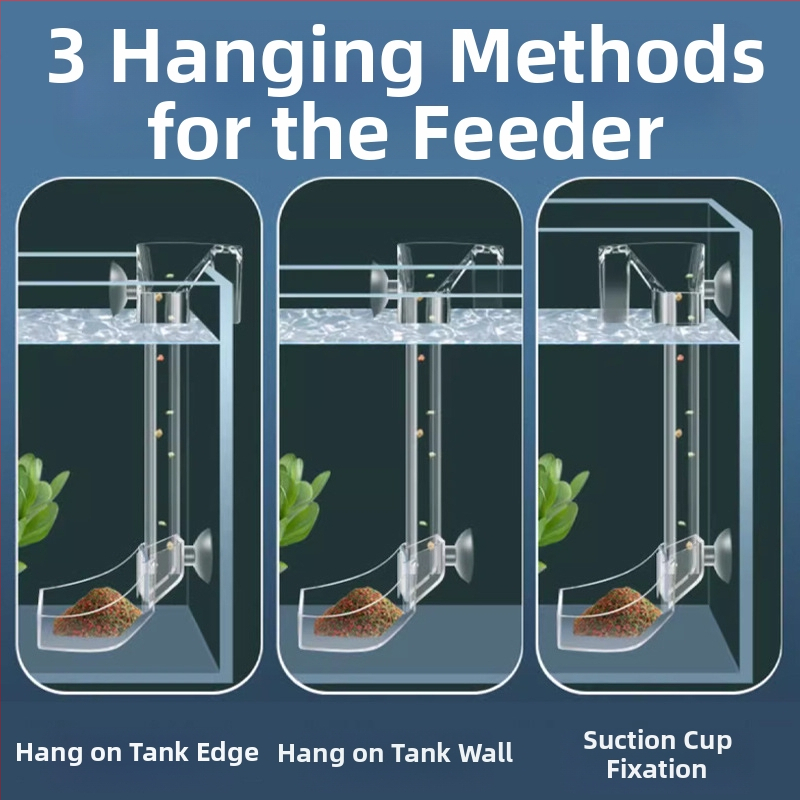 Akrílová trubica na kŕmenie do akvária s automatickým kŕmením, priehľadný kŕmič pre krevety – Strange Garden