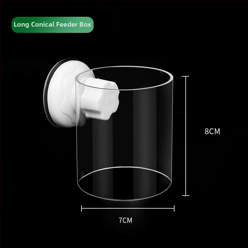 Акрилна тръба за аквариумно хранене със автоматично подаване, прозрачен хранилник за скариди — Strange Garden