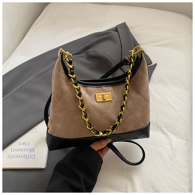 Crossbody torba od PU kože, hobos stil, horizontalni kvadratni oblik, zatvarač, poliester podstava