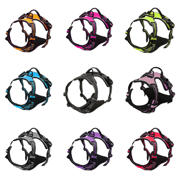 Презрамник за кучета във вид жилетка, каишка от въже