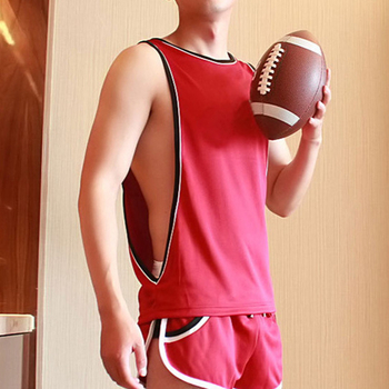 Vesta sport pentru bărbați fără mâneci, model solid, material ușor, poliester 80%