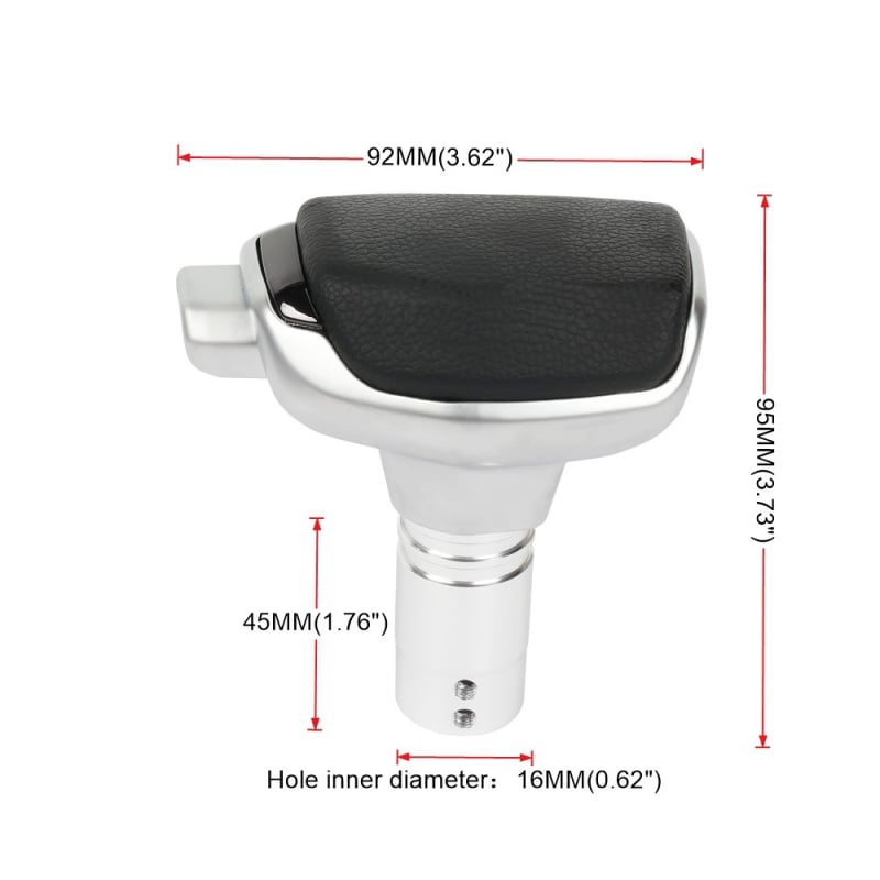 RASTP SFN167 Ručica mjenjača u jahtskom stilu, koža, aluminijski spoj, karbon uzorak