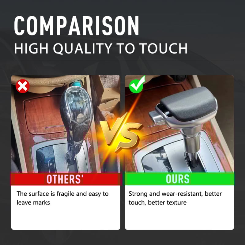 RASTP SFN167 Ručica mjenjača u jahtskom stilu, koža, aluminijski spoj, karbon uzorak