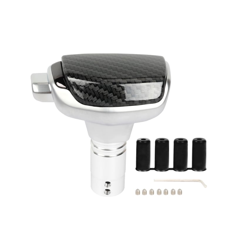 RASTP SFN167 Ručica mjenjača u jahtskom stilu, koža, aluminijski spoj, karbon uzorak