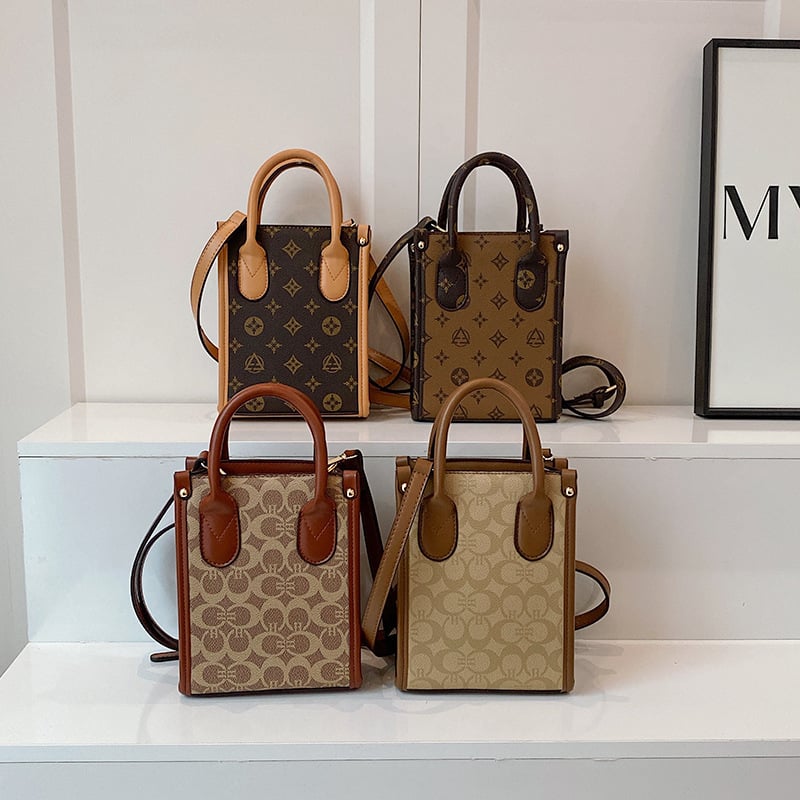Ženska crossbody torbica, ulični stil, PU materijal, zatvarač, unutarnja džep za dokumente, horizontalan kvadratni oblik, proljeće 2025