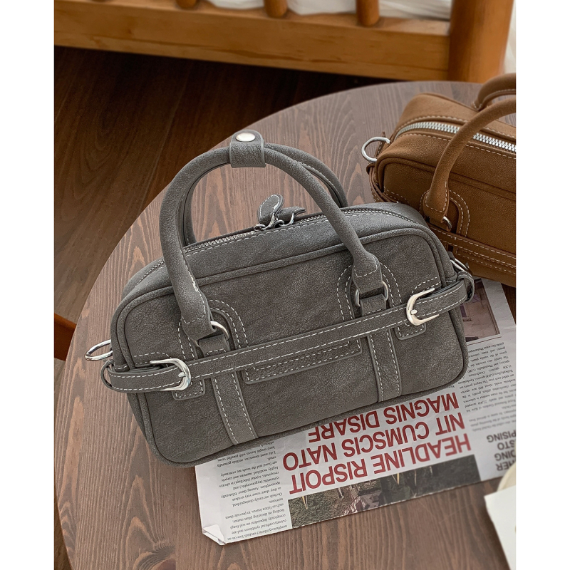 Crossbody torbica od PU, gradski minimalistički stil, horizontalno kvadratni oblik, zatvaranje na zip