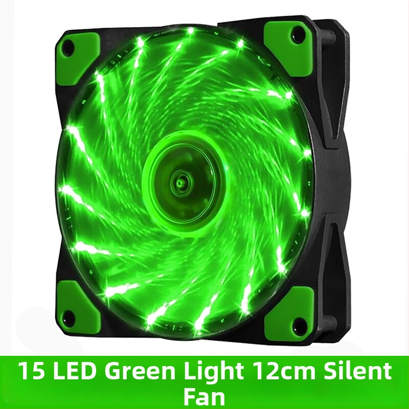 Ανεμιστήρας ψύξης για θήκη PC με LED φωτισμό, υδραυλικό ρουλεμάν, 1200 RPM, θόρυβος 22 dBA, διάρκεια ζωής 30.000 ωρών