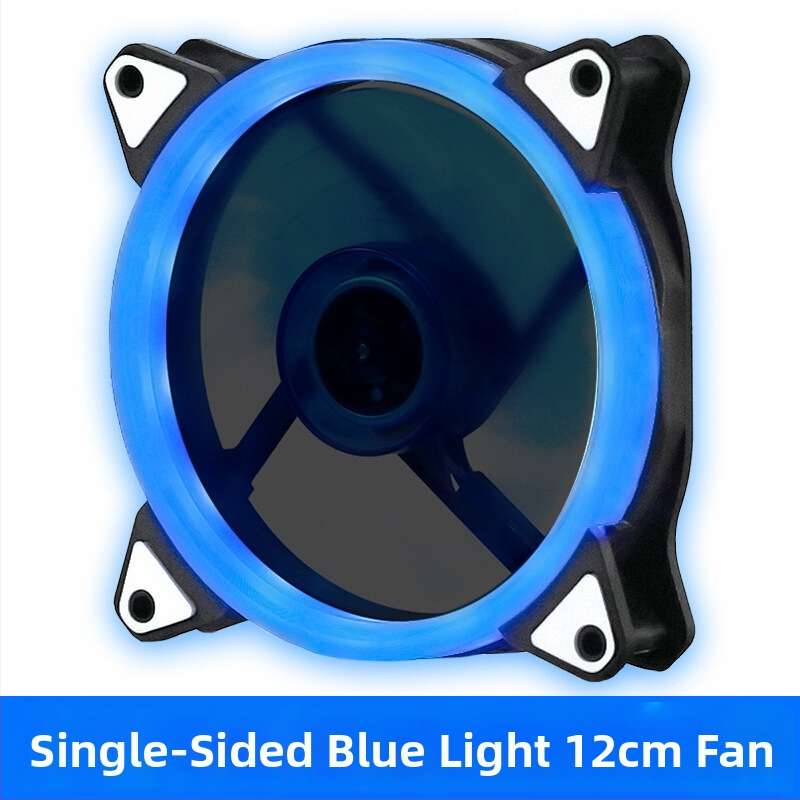 Ανεμιστήρας ψύξης για θήκη PC με LED φωτισμό, υδραυλικό ρουλεμάν, 1200 RPM, θόρυβος 22 dBA, διάρκεια ζωής 30.000 ωρών